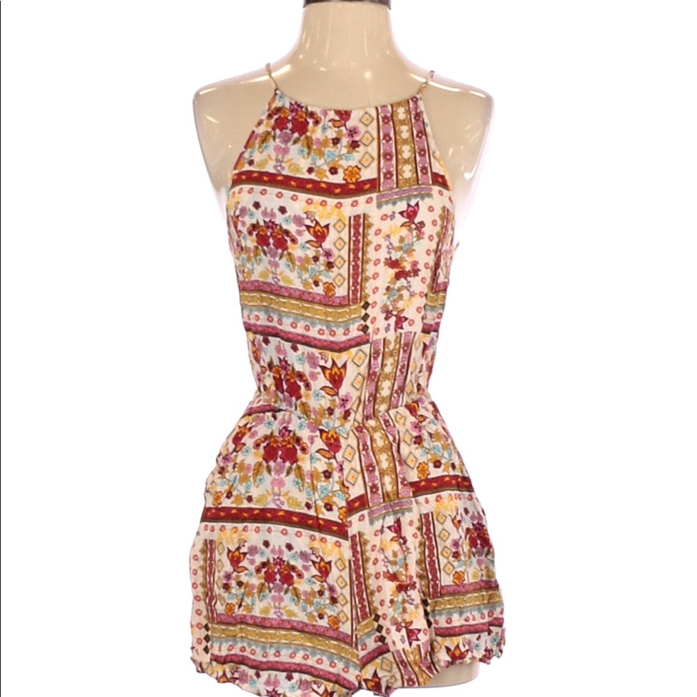 H&M Official Coachella Romper with light wear on neck strings